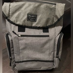 Eddie Bauer Diaper Bag Backpack, Gray